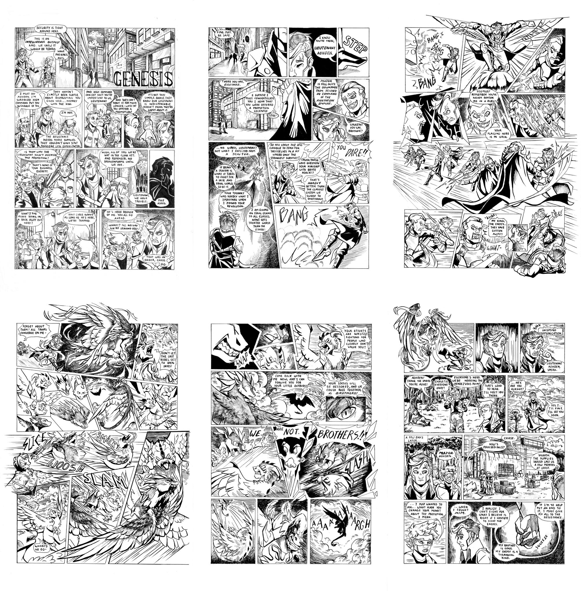 Experimental &#39;pilot episode&#39; comic based on my original story