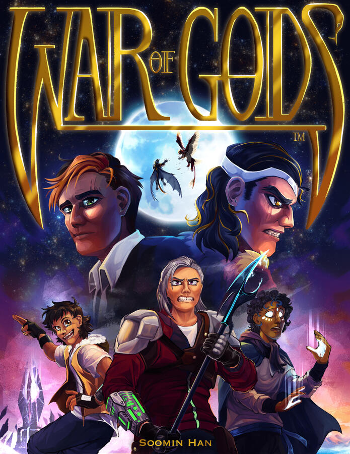 Book cover for a theoretical pitch deck for my original story