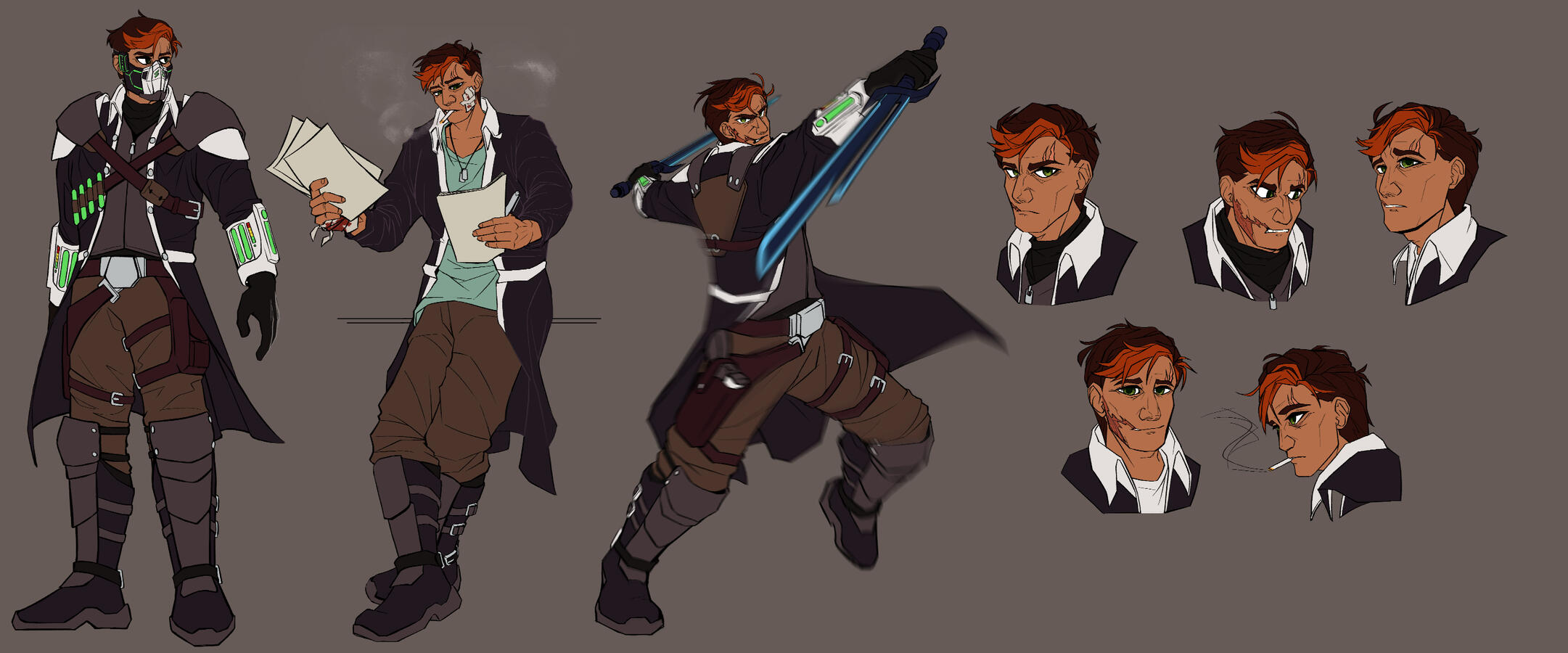 Character &#39;Aohden&#39; (Ao-den) - part of an original story